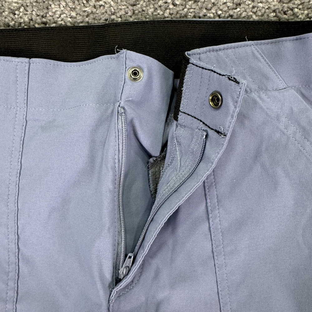 Eddie Bauer Pants Womens 12 Blue Horizon Ankle Nylon Stretch Travel Outdoor - Picture 9 of 9